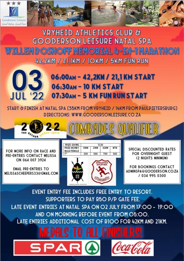 Willem Boshoff Memorial Marathon