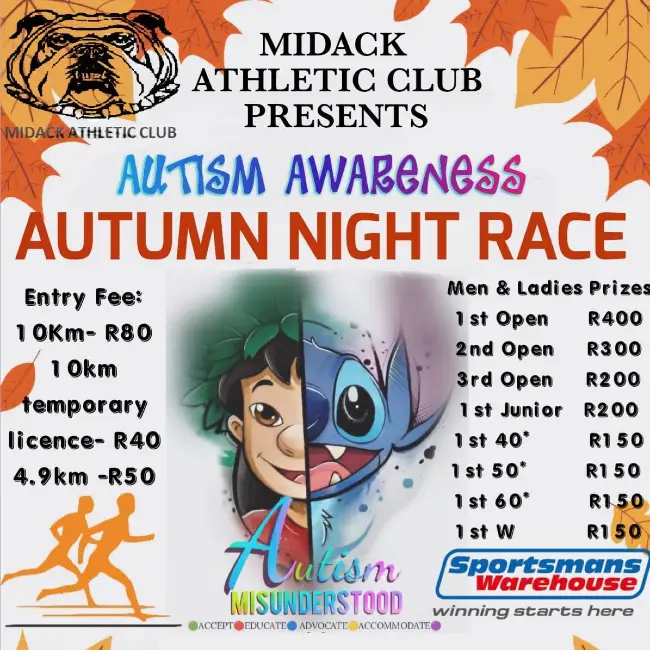 Autism Awareness Autumn Night Race