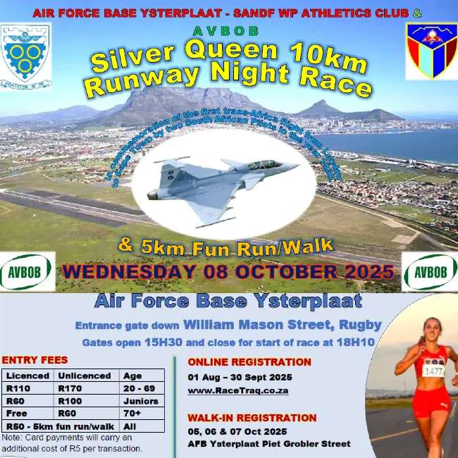 AVBOB Silver Queen 10km Runway Night Race